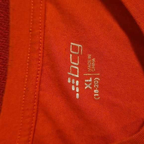 The Epic Battle Continues Rock Paper Scissors orange graphic tee XL (18-20) - Picture 3 of 5